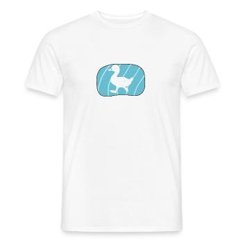 Enten Gans Entchen - Männer T-Shirt - Weiß - Vorne - AI Model Male 178 dark (178cm)