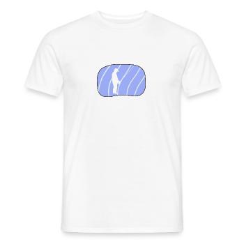 Fishing Fishing Rod Fishing - Men's T-Shirt - white - Front - AI Model Male 178 dark (178cm)