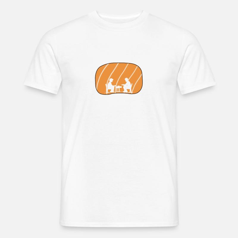 Brettspiele Gemeinschaftsspiel - Männer T-Shirt - Weiß