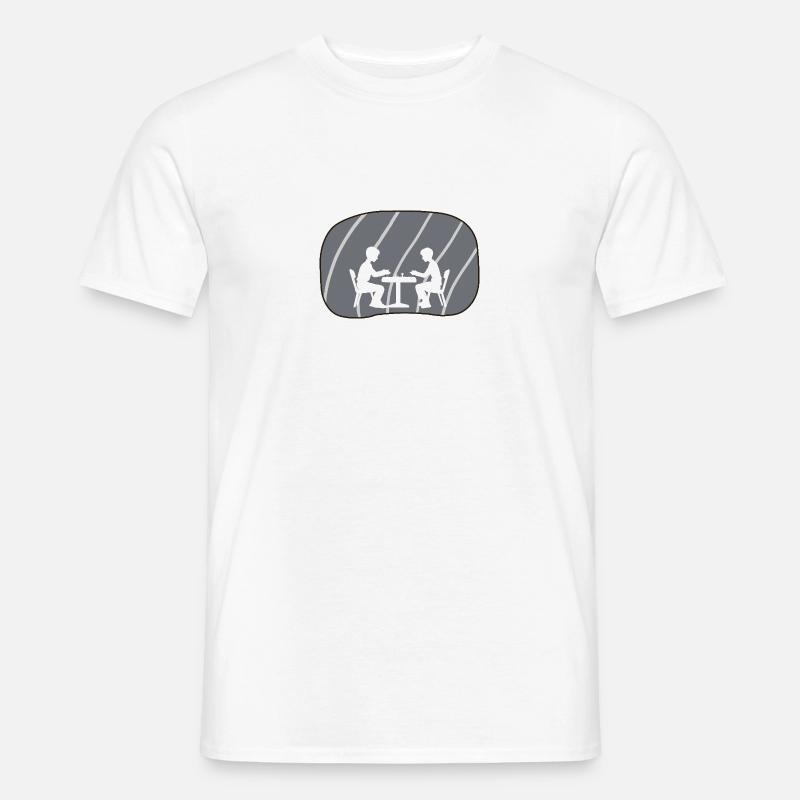 Brettspiele Gemeinschaftsspiele - Männer T-Shirt - Weiß