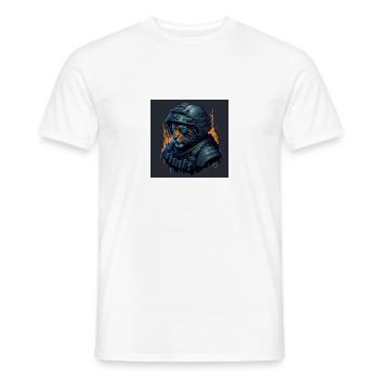 Tiger Soldat Helm - Männer T-Shirt - Weiß - Vorne - AI Model Male 178 dark (178cm)