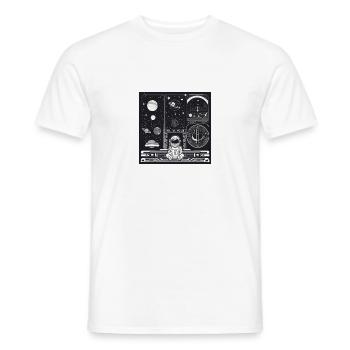 Hello its me Cosmi - Männer T-Shirt - Weiß - Vorne - AI Model Male 178 dark (178cm)