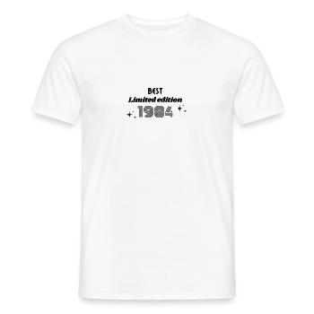 Best limited edition1984 - T-shirt homme - blanc - Devant - AI Model Male 178 dark (178cm)