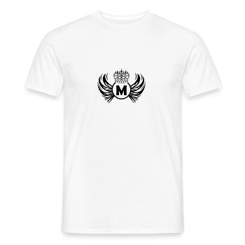 M wappen - Männer T-Shirt - Weiß - Vorne - AI Model Male 178 dark (178cm)