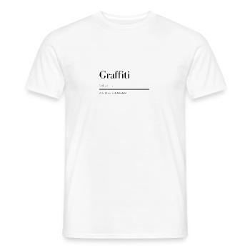 Graffiti - Männer T-Shirt - Weiß - Vorne - AI Model Male 178 dark (178cm)