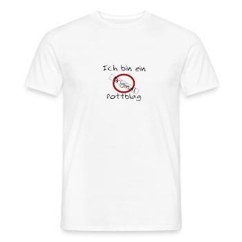 orginal pottblag - Männer T-Shirt - Weiß - Vorne - AI Model Male 178 dark (178cm)