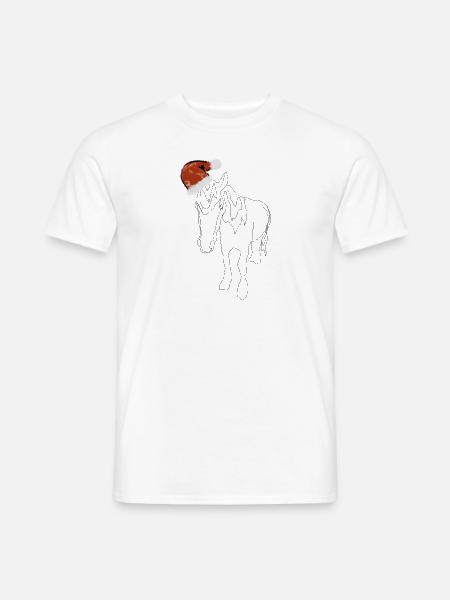 Weihnachts-Fritz - Männer T-Shirt - Weiß