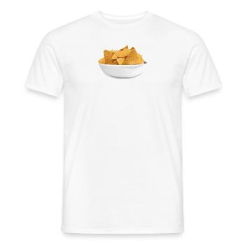 Nachos // Illustration - Männer T-Shirt - Weiß - Vorne - AI Model Male 178 dark (178cm)