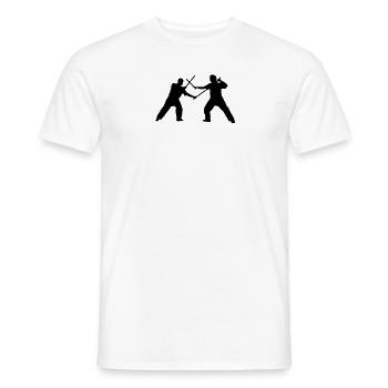 Doppelstock Z - Männer T-Shirt - Weiß - Vorne - AI Model Male 178 dark (178cm)