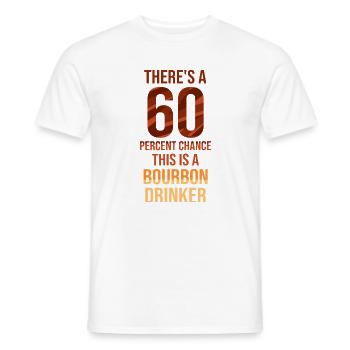 Whiskey Saying Whiskey Drinker Whiskey Lovers - Men's T-Shirt - white - Front - AI Model Male 178 dark (178cm)