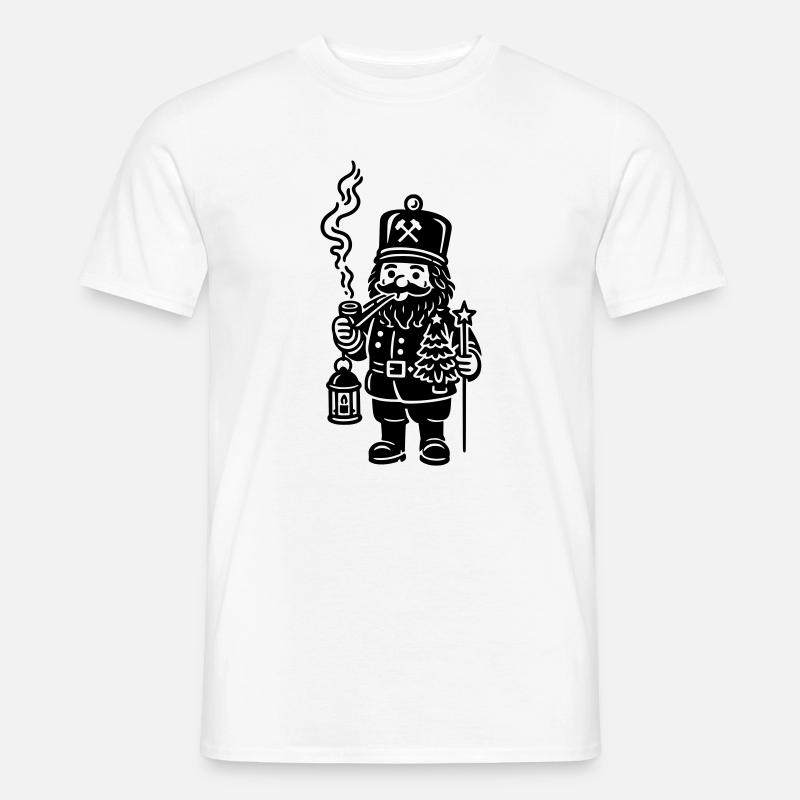 bergmann räuchermann - Männer T-Shirt - Weiß