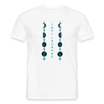 Mondphasen - Männer T-Shirt - Weiß - Vorne - AI Model Male 178 dark (178cm)
