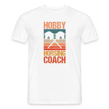 Steckenpferd Hobbyhorse Hobby Horsing - Men's T-Shirt - white - Front - AI Model Male 178 dark (178cm)
