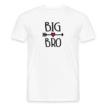 Big Bro - Männer T-Shirt - Weiß - Vorne - AI Model Male 178 dark (178cm)