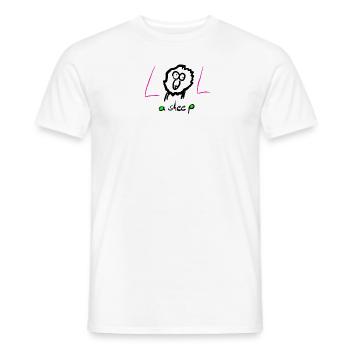 LOL a sheep - Männer T-Shirt - Weiß - Vorne - AI Model Male 178 dark (178cm)