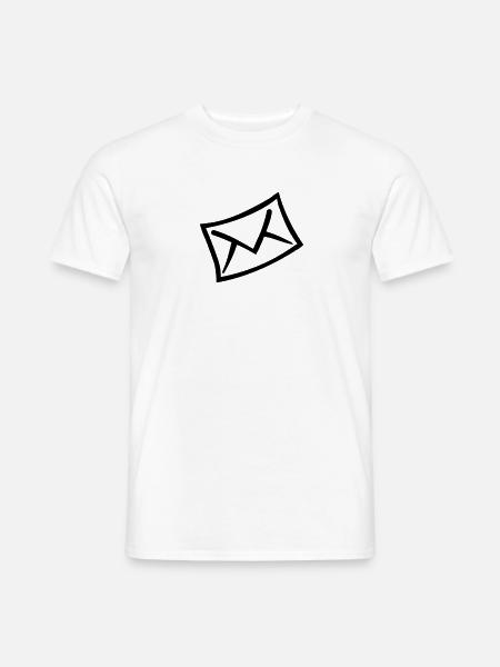 Letter - Men's T-Shirt - white