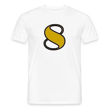 8. 8 JAHRE. 8. JUBILÄUM. GEBURTSTAG 8 JAHRE - Männer T-Shirt - Weiß - Vorne - AI Model Male 178 dark (178cm)