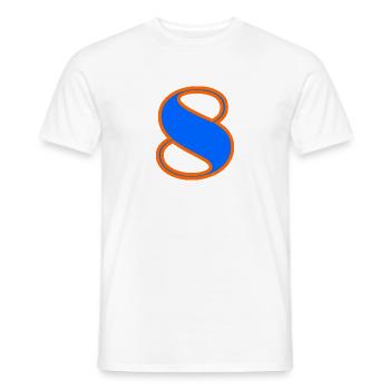 8 JAHRE. 8. JUBILÄUM. GEBURTSTAG 8 JAHRE. 8 - Männer T-Shirt - Weiß - Vorne - AI Model Male 178 dark (178cm)