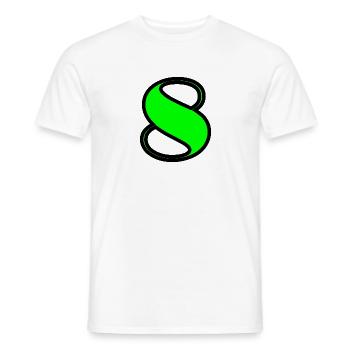 8 JAHRE. 8. JUBILÄUM. GEBURTSTAG 8 JAHRE. 8 - Männer T-Shirt - Weiß - Vorne - AI Model Male 178 dark (178cm)