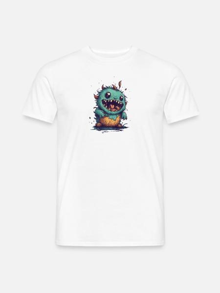 I'm Happy - blank - Männer T-Shirt - Weiß