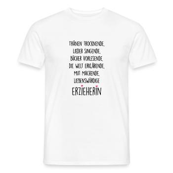 Erzieherin - Männer T-Shirt - Weiß - Vorne - AI Model Male 178 dark (178cm)
