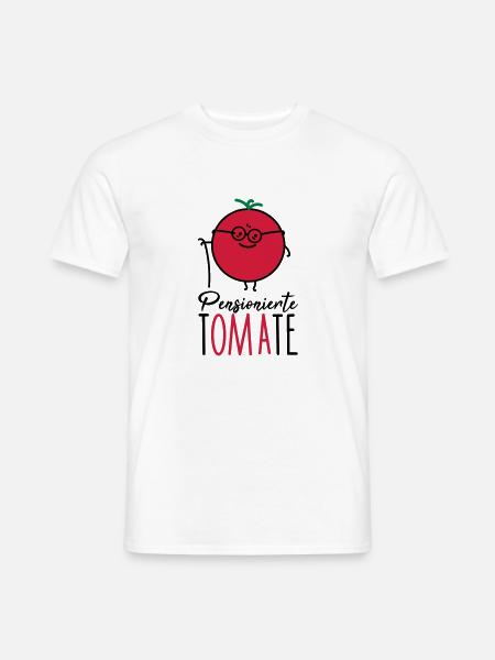Pensionierte Oma - Männer T-Shirt - Weiß