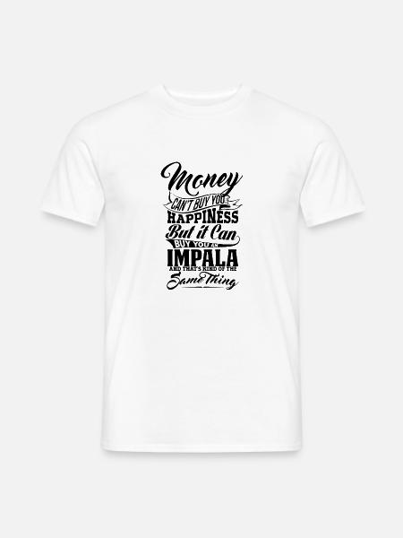 GELD UND IMPALA B - Männer T-Shirt - Weiß