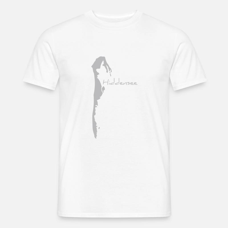 Insel Hiddensee - Männer T-Shirt - Weiß