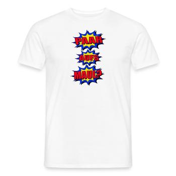 Paar aufs Maul? Comic - Männer T-Shirt - Weiß - Vorne - AI Model Male 178 dark (178cm)