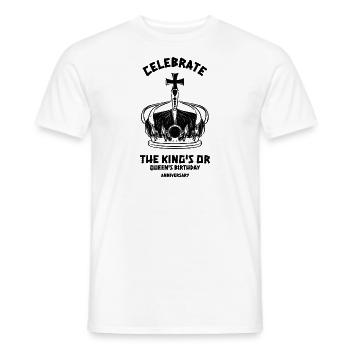 Retro style design, black tone - Männer T-Shirt - Weiß - Vorne - AI Model Male 178 dark (178cm)