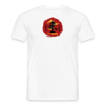 Red Bonsai - Men's T-Shirt - white - Front - AI Model Male 178 dark (178cm)