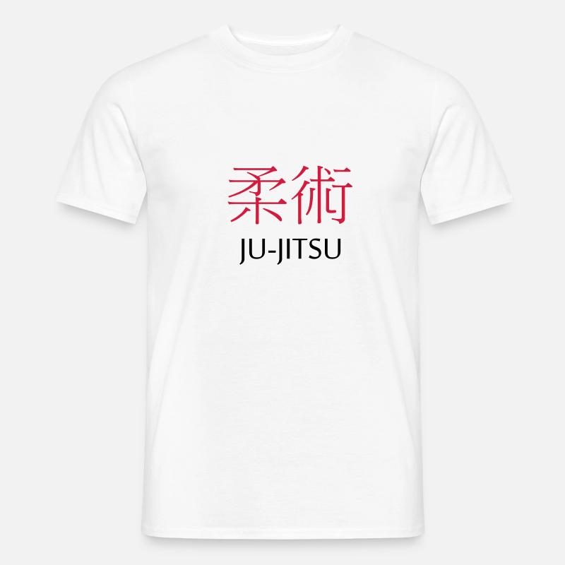 Jiu Jitsu - Männer T-Shirt - Weiß