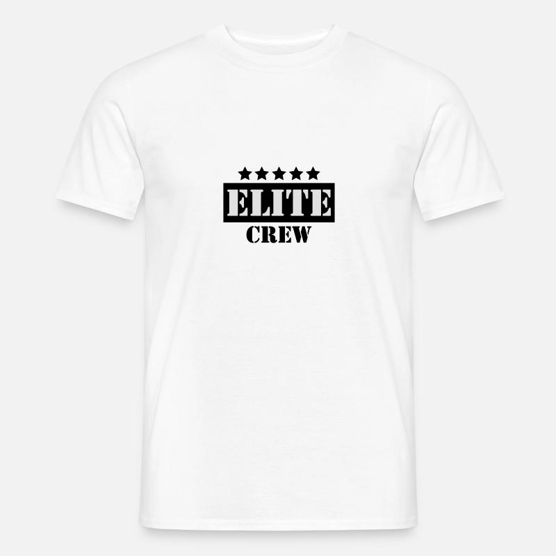 Elite crew - Männer T-Shirt - Weiß