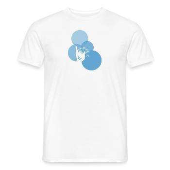 Faul Rest Schlafen - Männer T-Shirt - Weiß - Vorne - AI Model Male 178 dark (178cm)