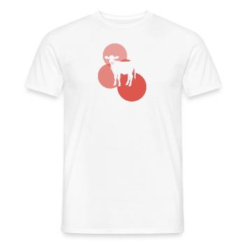 Veganerin - Männer T-Shirt - Weiß - Vorne - AI Model Male 178 dark (178cm)