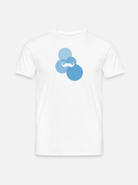 Schnurrbart November - Männer T-Shirt - Weiß