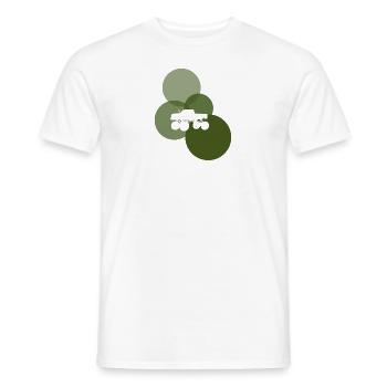 Monster truck véhicules tout-terrain tout-terrain - T-shirt homme - blanc - Devant - AI Model Male 178 dark (178cm)