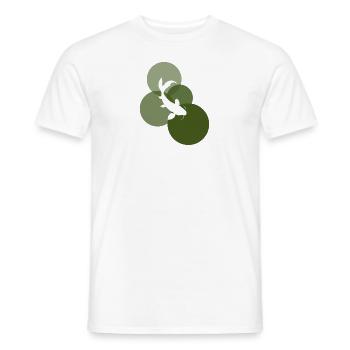 Koi Fischer Fischen - Männer T-Shirt - Weiß - Vorne - AI Model Male 178 dark (178cm)
