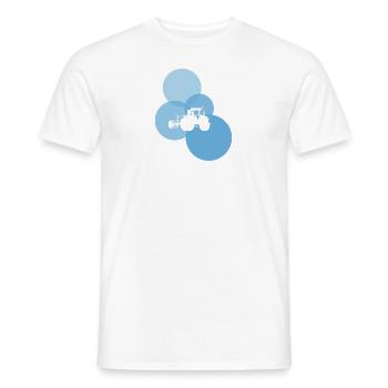 Landwirt Mähdrescher - Männer T-Shirt - Weiß - Vorne - AI Model Male 178 dark (178cm)