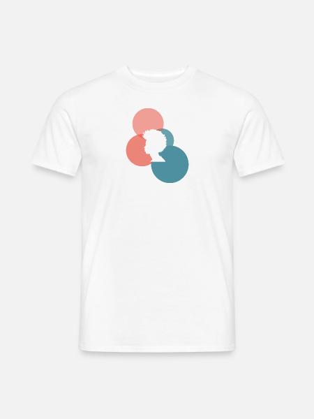 Funky Afro Groove - Männer T-Shirt - Weiß