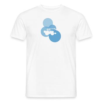 Bauer Landwirtschaft - Männer T-Shirt - Weiß - Vorne - AI Model Male 178 dark (178cm)