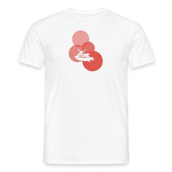 Water Sports Wakeskate Motorboat - Men's T-Shirt - white - Front - AI Model Male 178 dark (178cm)