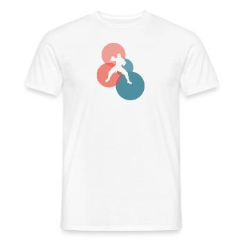 Arts Martiaux Mixtes Capoeira Judo - T-shirt homme - blanc - Devant - AI Model Male 178 dark (178cm)