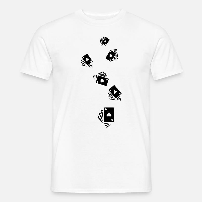 Karten Icon Symbol - Männer T-Shirt - Weiß