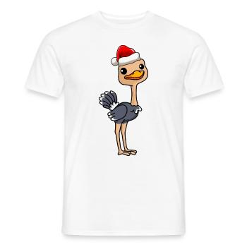Bouquet BD Noël - T-shirt homme - blanc - Devant - AI Model Male 178 dark (178cm)