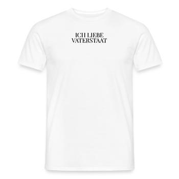 Ich liebe Vaterstaat Design - Männer T-Shirt - Weiß - Vorne - AI Model Male 178 dark (178cm)