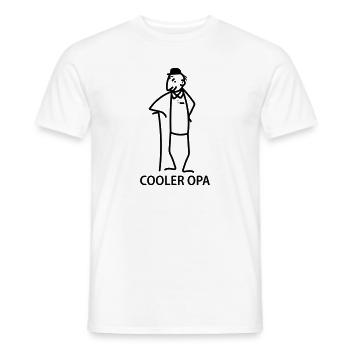 Cooler Opa - Männer T-Shirt - Weiß - Vorne - AI Model Male 178 dark (178cm)