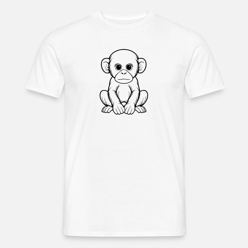 Monkey Monkey Monkey Face Jungle - Men’s T-shirt - white