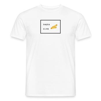 Noodle/Pasta Club - Cook/Eat - Men's T-Shirt - white - Front - AI Model Male 178 dark (178cm)