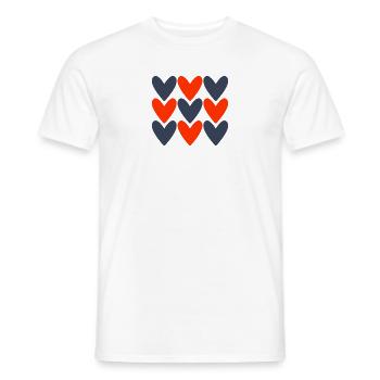 PAAR. ICH HABE GERADE GEHEIRATET. Junggesellinnenabschied. VALENTINSTAG. MARIES - Männer T-Shirt - Weiß - Vorne - AI Model Male 178 dark (178cm)